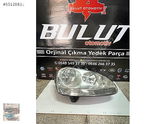 Vw jetta sağ ön far orjinal çıkma parça