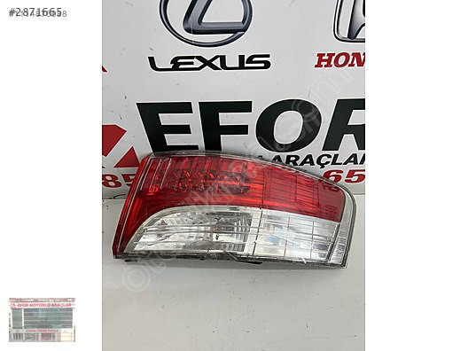 TOYOTA AVENSİS SAĞ STOP ÇIKMA ORJİNAL YEDEK PARÇA 09-12