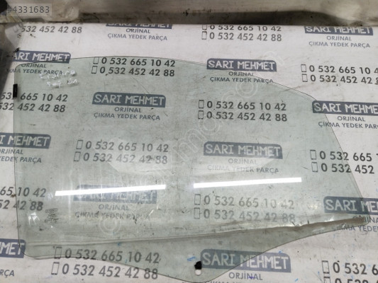 ÇIKMA FİAT FİORİNO SAĞ ÖN KAPI CAMI