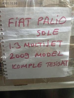 FİAT PALİO SOLE 1.3 MULTİJET KOMPLE TESİSAT