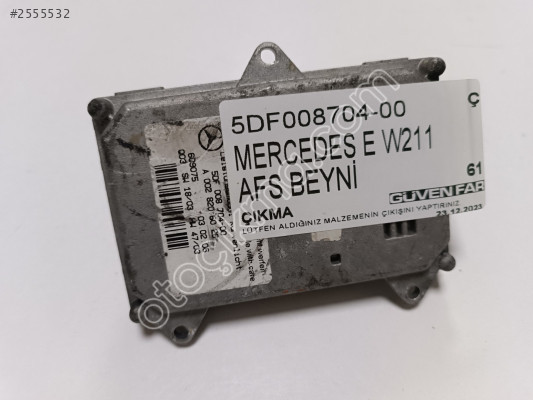 MERCEDES E W211 AFS BEYNİ 5DF008704-00 Ç