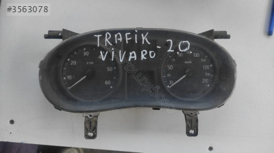 RENAULT TRAFİC GÖSTERGE SAATİ