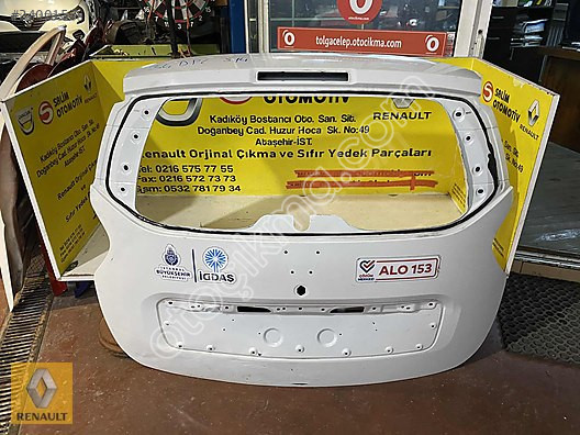 DACİA LODGY ÇIKMA ORJINAL BAGAJ KAPAĞI VE DİĞER PARÇAL