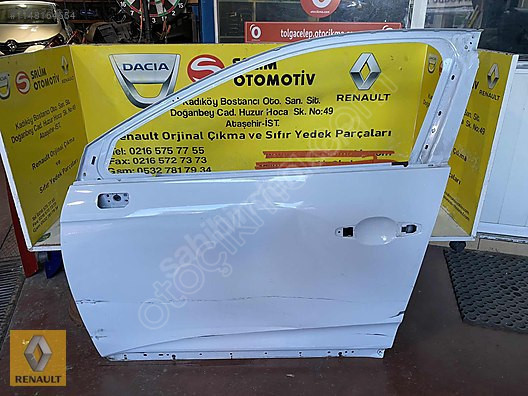 RENAULT CLİO 5 SOL ÖN KAPI CIKMA ORJINAL VE DİĞER PARCALAR