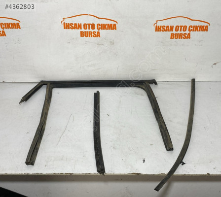 Clio 4 sağ arka kapı cam fitili , iç dış cam sıyırıcı orjinal sök