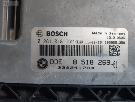 0281018552,BMW 3 E90 MOTOR BEYNİ,0281018552 BMW MOTOR BEYNİ