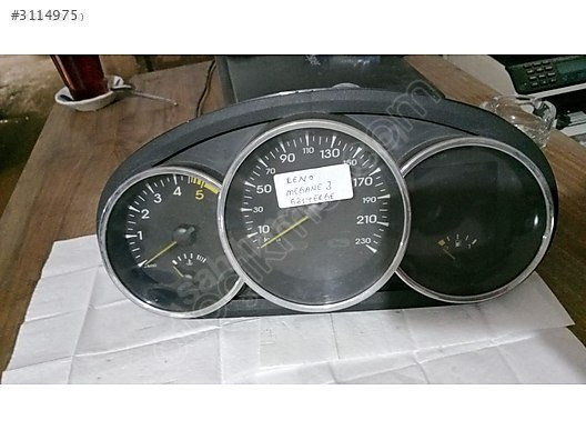 Renault Megane3 gösterge paneli 3.000 TL