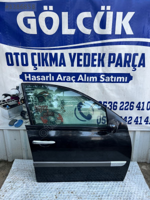 Renault Megane 2 Sağ Ön Kapı Siyah ORJİNAL