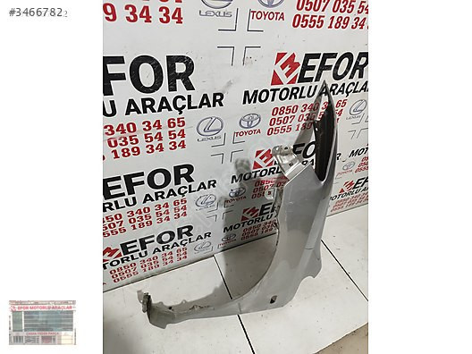 HONDA CİTY ORJİNAL ÇIKMA SOL ÖN ÇAMURLUK 06-09