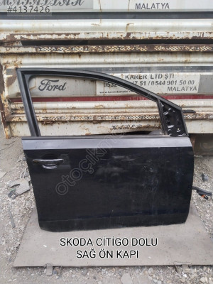 SKODA CİTİGO ORJİNAL DOLU SAĞ ÖN KAPI