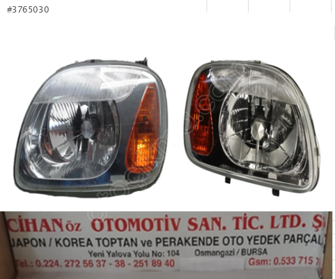 Nissan Micra Elektrikli Far 2000 2002 - Sağ Sol - Adet Fiyatı.
