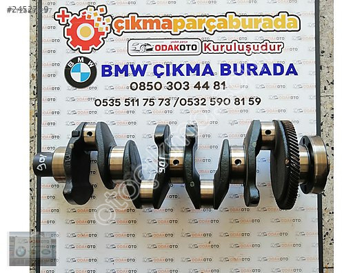 BMW E90 3.20d M47 (901) Çıkma Krank STD Orijinal Temiz