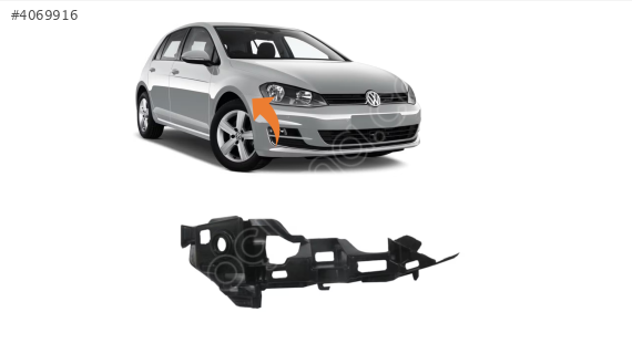 5G0807050A VW GOLF7 2013-2016 SAĞ ÖN TAMPON BRAKETİ