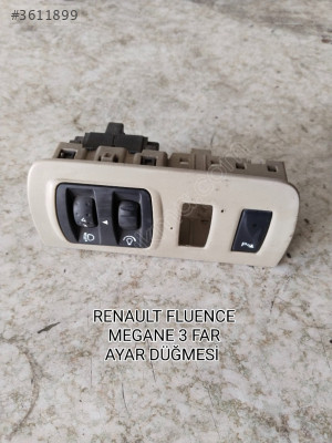 RENAULT FLUENCE MEGANE 3 ORJİNAL FAR AYAR DÜĞMESİ