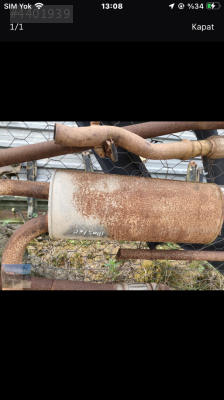 Renault master orta susturucu