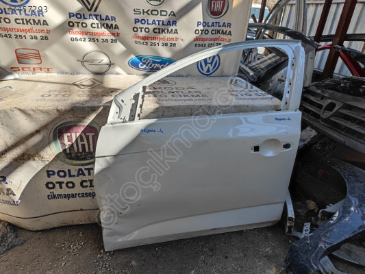 Renault Megane 4 ön sol kapı Orjinal sedef beyaz