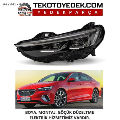 İNSİGNİA (HİGH VERSİON-FULL LED) ÖN FAR SAĞ SOL 2018 VE ÜZERİ