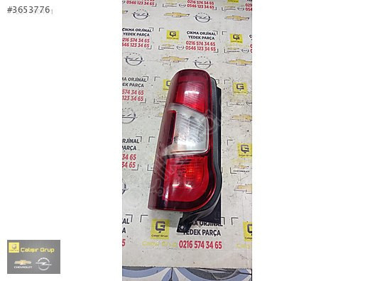 OPEL COMBO E VAN SOL ARKA STOP ÇIKMA SÖKME YEDEK PARÇA