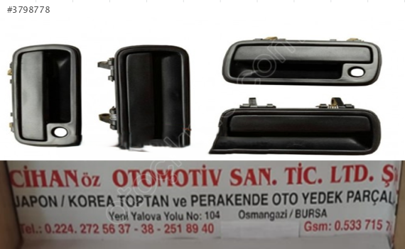 SUZUKİ VİTARA DIŞ KAPI KOLU ARKA-ÖN 1989-2001