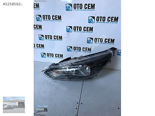 OTO CEMDEN ÇIKMA FORD FOCUS 3,5 SOL FAR SIFIR SİYAH ZEMİN
