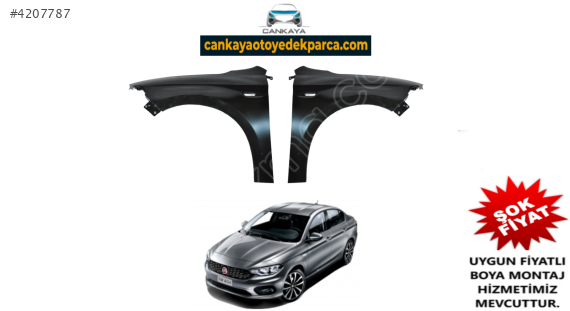 FİAT EGEA 2015+SAĞ/SOL ÖN ÇAMURLUK SIFIR ADET FİYAT 52012210