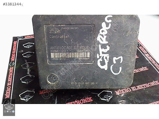 10.0960-1112.3 PEUGEOT 206 CITROEN C3 ATE ABS BEYNİ