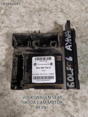 VOLKSWAGEN SEAT SKODA AUDİ CAM MOTOR BEYNİ 5K0959792A