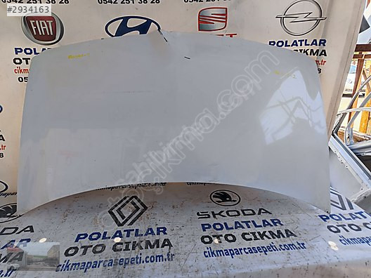 Renault Megane 2 motor kaputu Orjinal beyaz