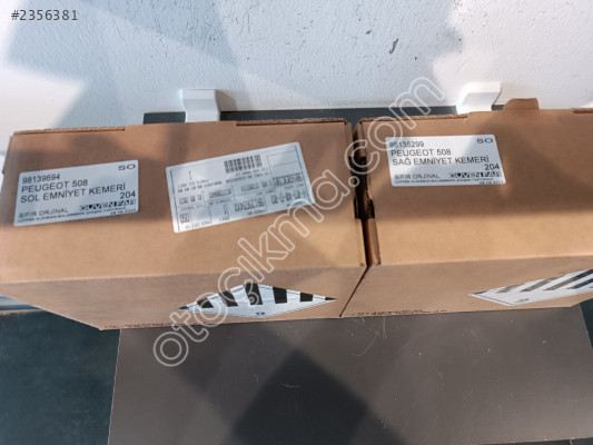 PEUGEOT 508 SAĞ EMNİYET KEMERİ 98135299 SO