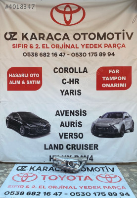 2015-2019 TOYOTA HİLUX ÇIKMA ORJİNAL SOL ÖN FAR
