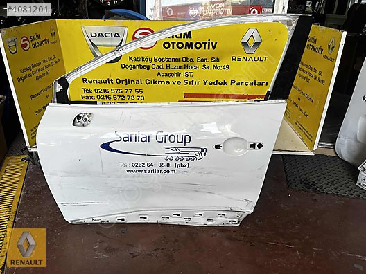 RENAULT CLIO 4 ÇIKMA ORJİNAL SOL ÖN KAPI VE DİĞER PARÇALARI