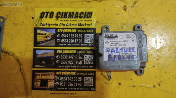 9653190880 Airbag Beyni - Peugeot Partner ve Citroen Berlingo