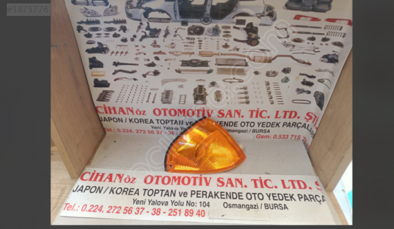 SUZUKİ SWİFT MACAR 1996-2000 SAĞ-SOL TAMPON SİNYALİ ADET FİYATI