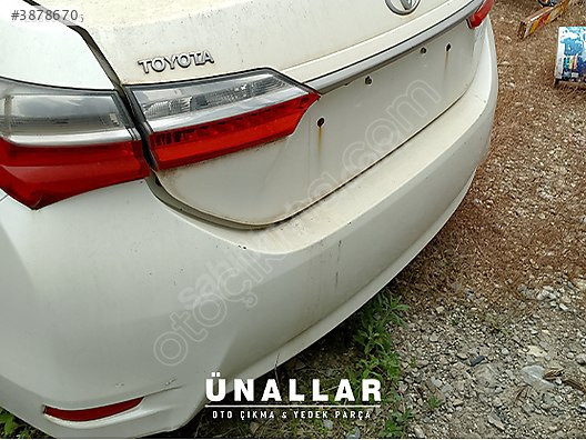 TOYOTA COROLLA ARKA TAMPON ve TÜM AKSAMLARI| ÜNALLAR OTO ÇIKMA |