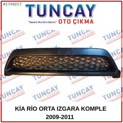 KİA RİO ÖN TAMPON ALT IZGARA KOMPLE 2009-2011 YEDEK PARÇA