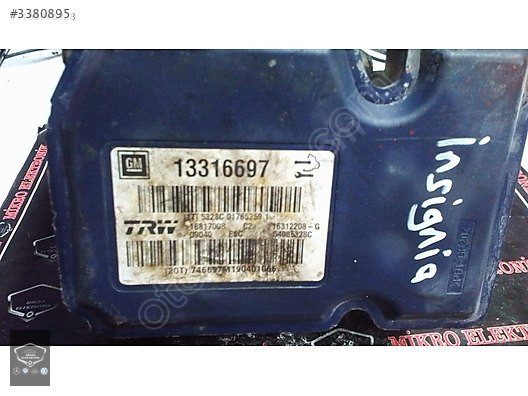 OPEL İNSİGNA ABS BEYNİ 13316697