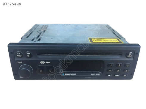 Renault 19 Orijinal Blaupunk Radyo Teyp ACD 9850 7645556310