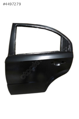 Chevrolet Aveo Sd Arka Kapı Komple Sol Çelik Barlı Siyah Bfn 2007