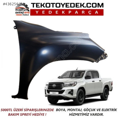 HILUX ÖN ÇAMURLUK SAĞ SOL 2015 2016 2017 2018 2019 / KAMPANYA