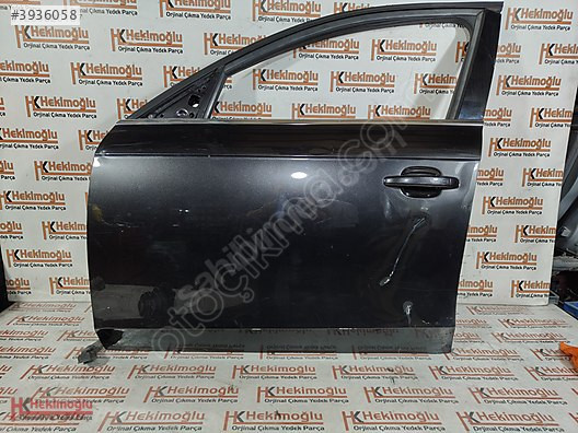 AUDİ A4 SOL ÖN KAPI SİYAH FÜME 2008-2014 ORJİNAL ÇIKMA