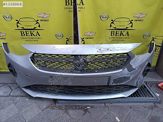 OPEL CORSA F ÖN TAMPON GRİ DOLU ÇIKMA ORJİNAL YEDEK PARÇA