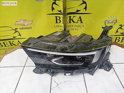 OPEL MOKKA B SOL FAR MERCEKLİ ÇIKMA ORJİNAL YEDEK PARÇA