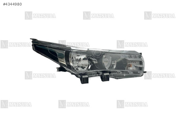 TOYOTA COROLLA SAĞ-SOL FAR 13-16 LEDLİ NİKELAJ ÇITALI