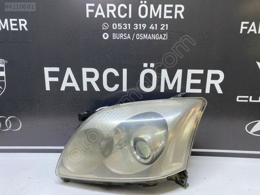 TOYOTA AVENSİS SOL ÖN FAR ORJİNAL MERCEKLİ
