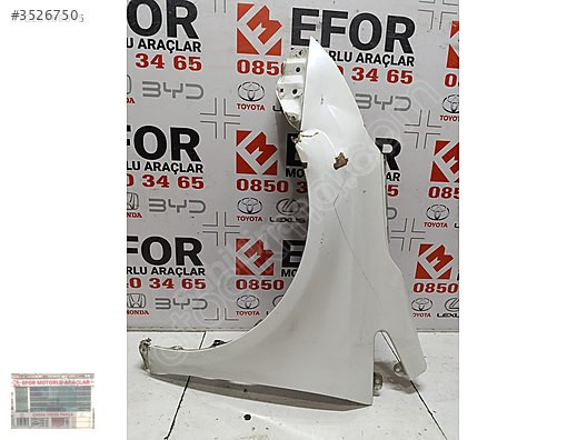 TOYOTA AVENSİS SOL ÖN ÇAMURLUK ÇIKMA ORJİNAL YEDEK PARÇA