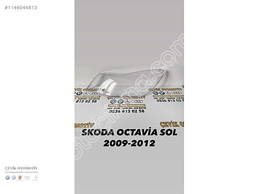 SKODA OCTAVİA 2009-2012 SOL FAR CAMI