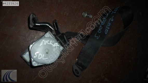MAZDA 3 2010 ÇIKMA SOL ARKA EMNİYET KEMERİ