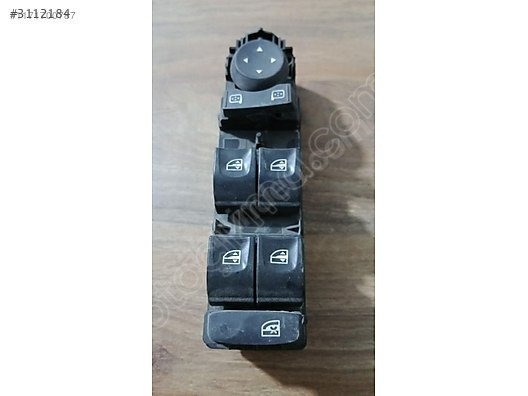 Renault Fluence magena3 sol sol ön kapı cam düğmesi komple oriji