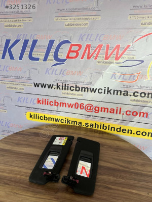 BMW G30 ÇIKMA GÜNEŞLİK ALCANTRA SİYAH
