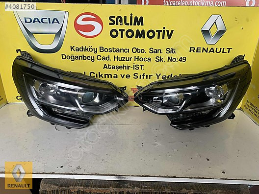 RENAULT MEGAN 4 ÇIKMA ORJİNAL SAĞ SOL FAR VE DİĞER PARÇALARI